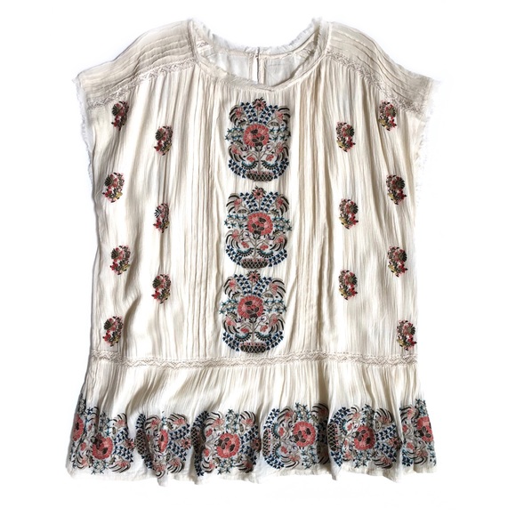 Sundance embroidered Fable tunic top • new - Picture 1 of 11